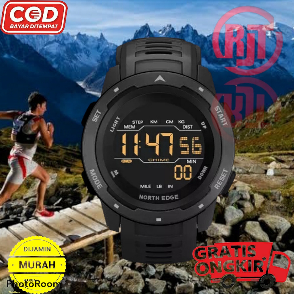 BISA COD - JAM TANGAN DIGITAL SPORT OUTDOOR WATER RESIST SHOCK RESIST TERBAIK NEW ERA PREMIUM WATCHES