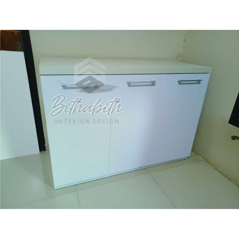 bufet dapur minimalis dan rak ambalan (DP)