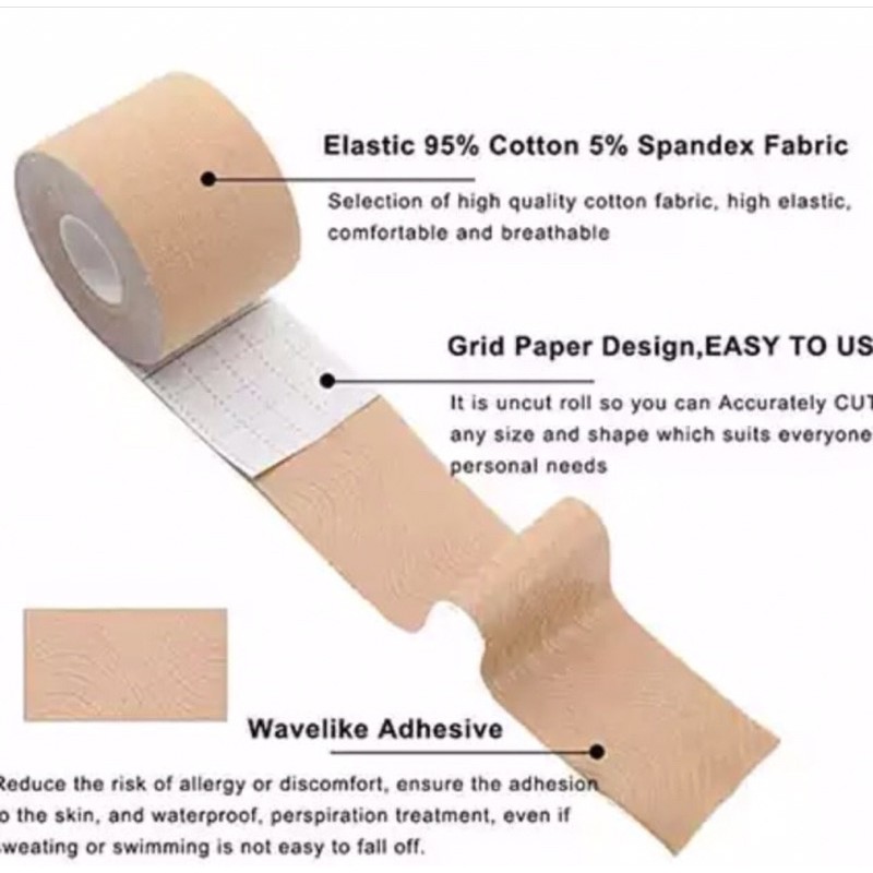 BODY TAPE BOOBS TAPE BACKLESS BRA NIPPLE COVER BRA GEL