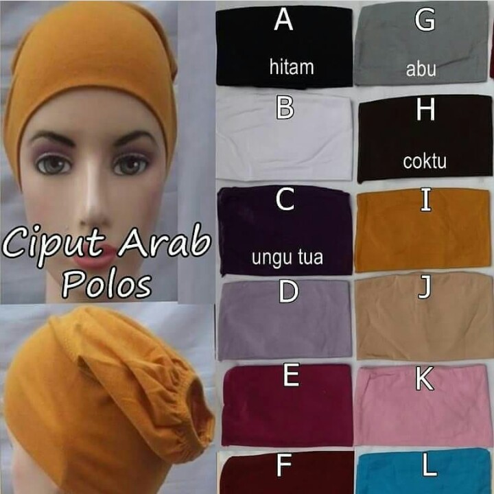CIPUT ARAB POLOS/DALAMAN JILBAB/DALAMAN KERUDUNG/DALAMAN BERGO/INNER