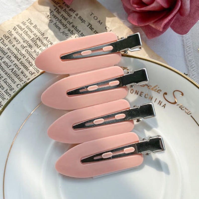 (COD) JEPITAN RAMBUT CLIP SEAMLESS KOREAN STYLE 4PCS/SET