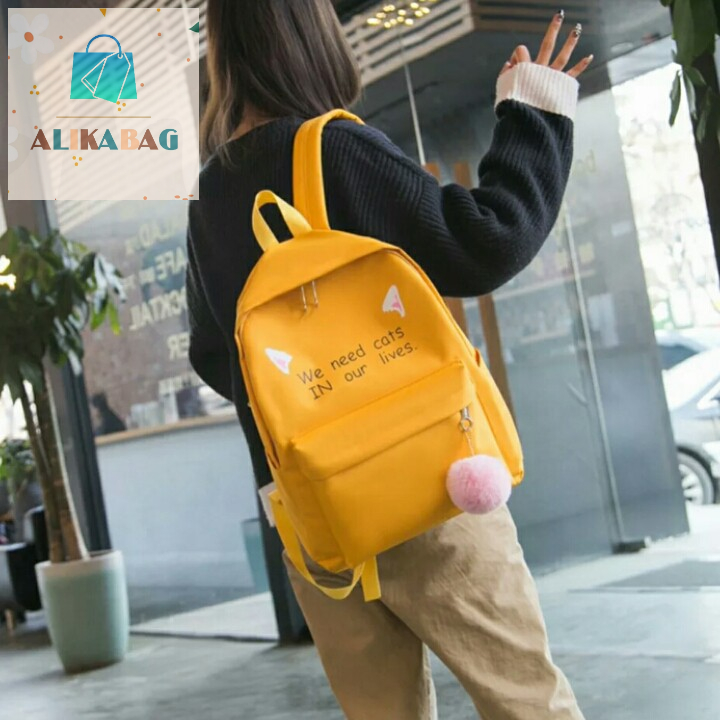 ALIKA BAG - Tas Ransel Sekolah Anak Perempuan OurCat Backpack School