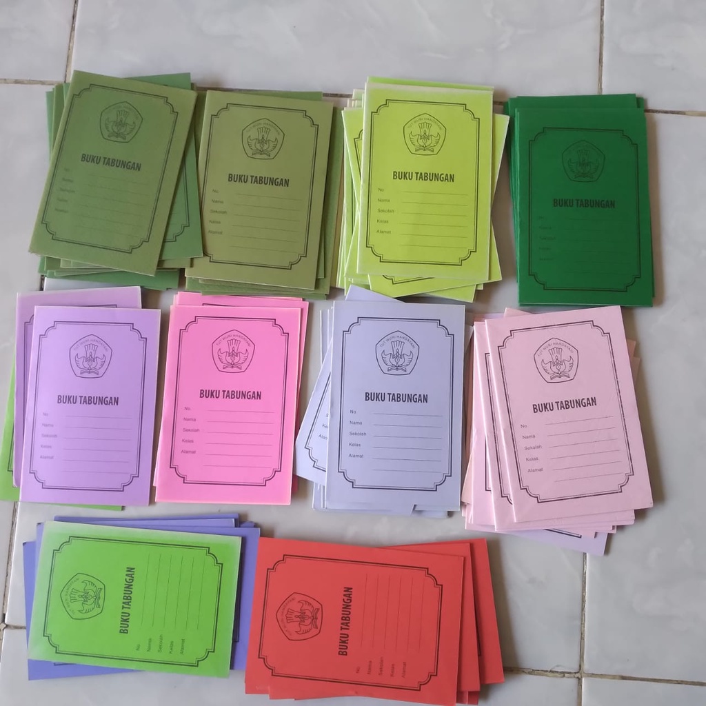 

BUKU TABUNGAN WARNA MURAH