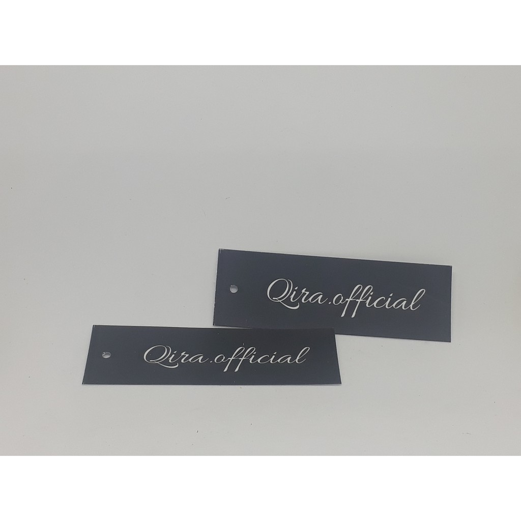

Label/Hangtag Paket 500pcs untuk aneka ragam jenis produk Bebas Desain 4