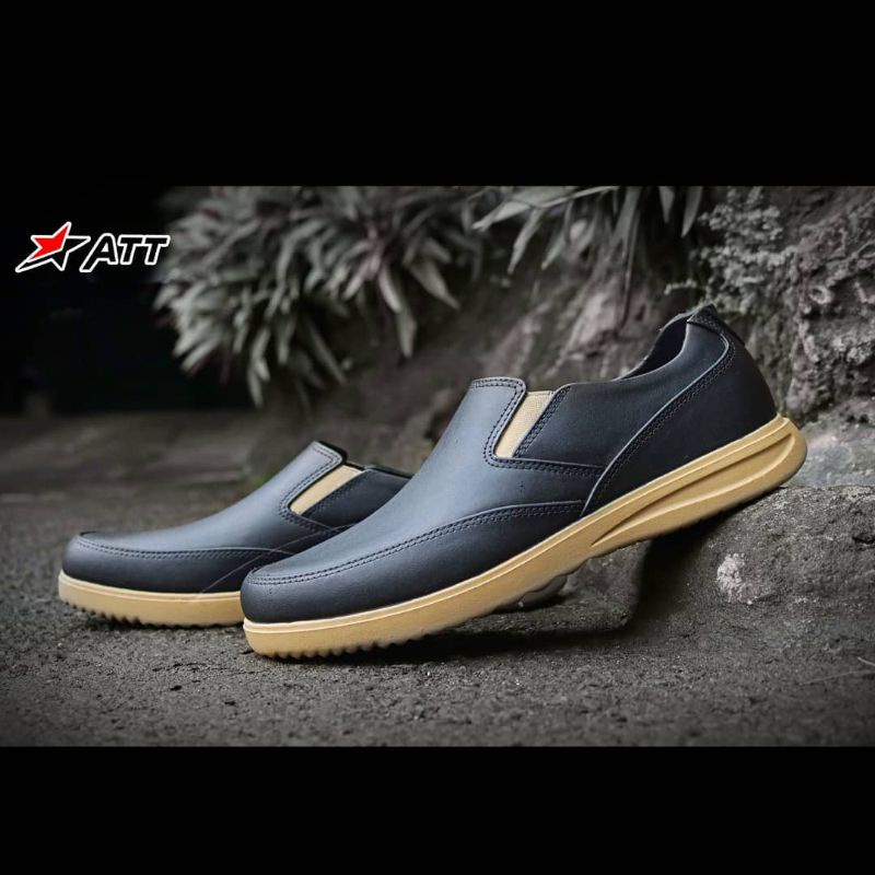 SEPATU PANTOFEL PRIA KARET SEPATU PRIA KARET PRO ATT AWKN 595 SEPATU SLIP ON PRIA