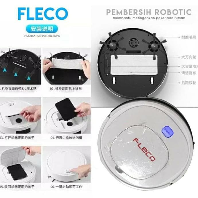 Vacuum Cleaner Fleco ES32/Robot Pembersih Lantai