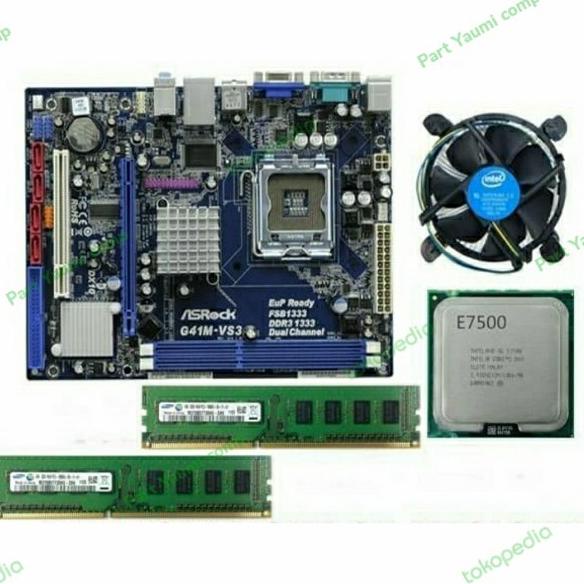 paket lengkap mobo g41 ddr3