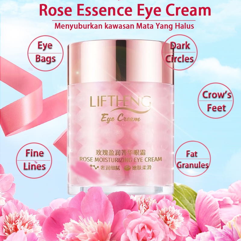【Barang spot】Cream Mata Pelembab Mengurangi Garis Halus Dan Kantong Mata Kerutan Panda Kantung Mata Kaki Hitam Krim Keriput Intense Eye Firming Treatment Lifting Eye Cream Eye Gel Serum Eye Hydrating Eye Pattern Eye Bag Wrinkl Dark Circl Removal Skincare