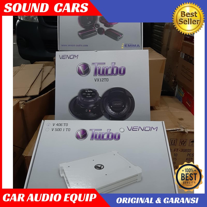 PAKET AUDIO VENOM TURBO Paket Venom Audio Mobil Best Quality Garansi Original