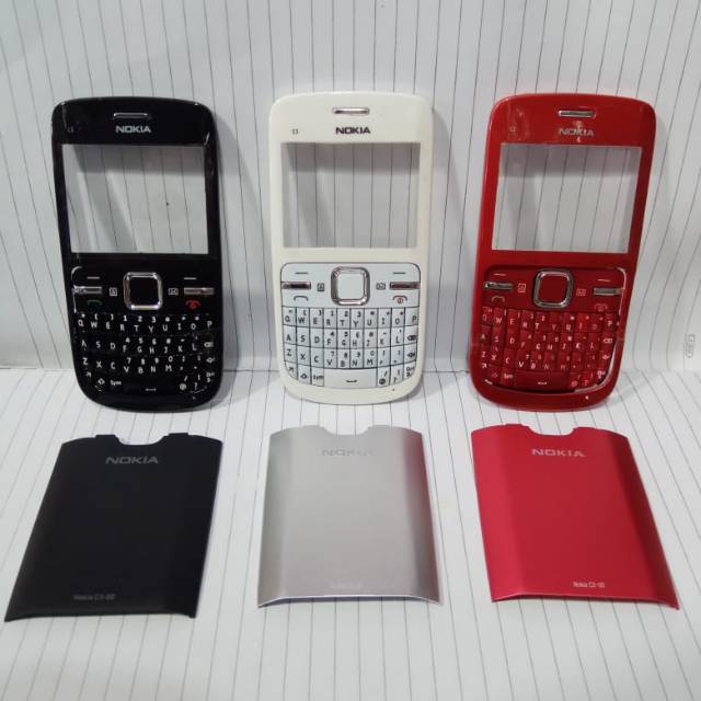 Casing Nokia C3 Qwerty RM 614 Housing Nokia C3-00 RM614 RM-614