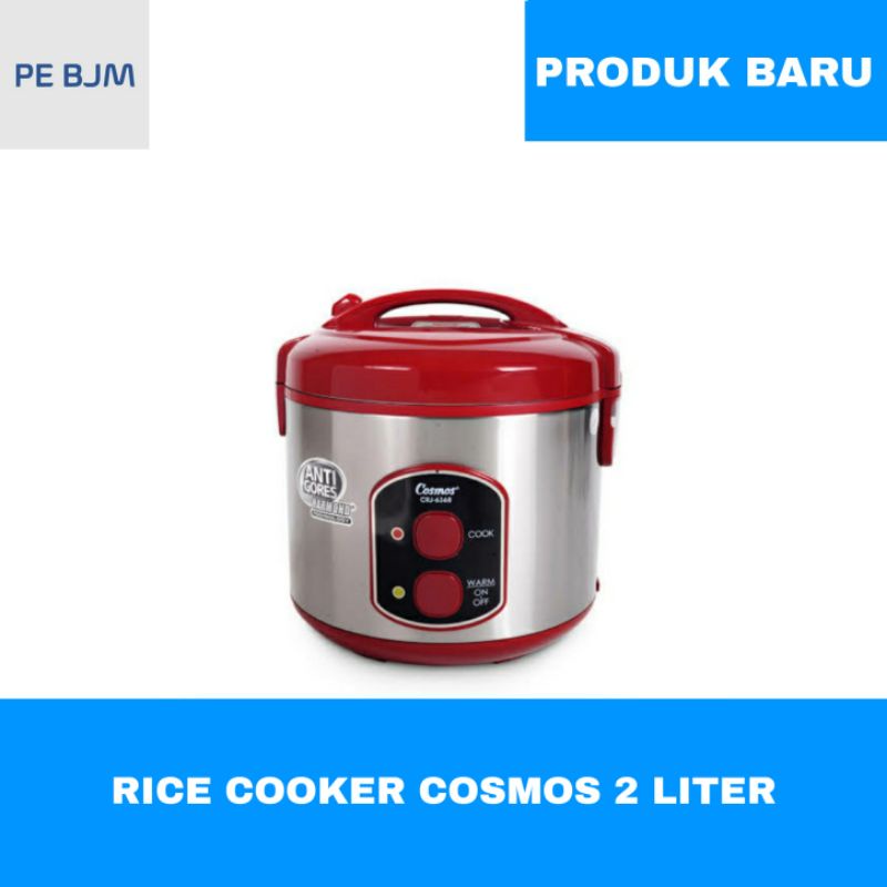 RICE COOKER 2 LITER COSMOS - CRJ 6368 - GARANSI RESMI