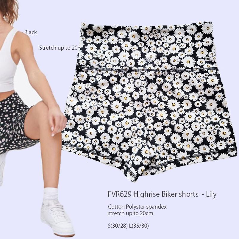 (STOK TERBARU) CELANA SEPEDA WANITA FOREVER21 FVR HIGHRISE BIKER SHORTS
