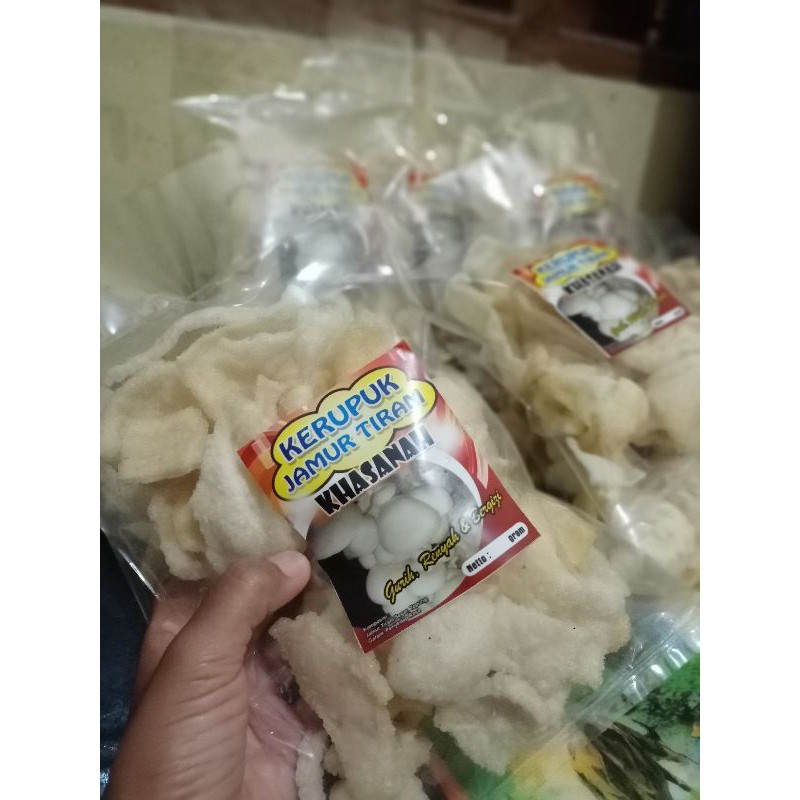 

kerupuk jamur rambak jamur krupuk jamur