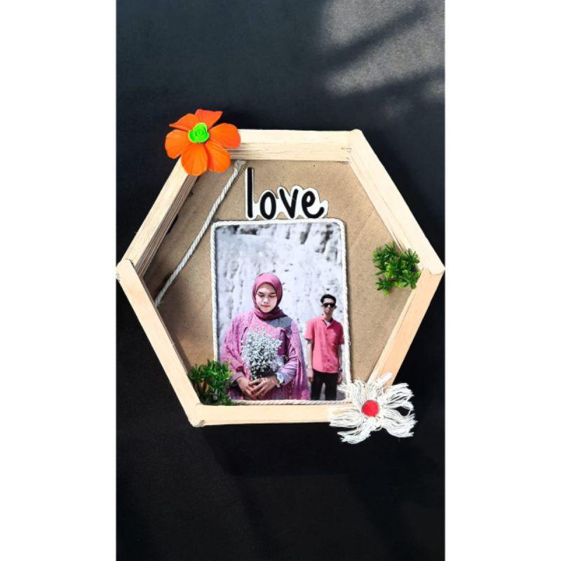 bingkai lampu foto/kado/hiasan dinding/kerajinan