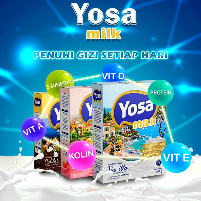 Yosamilk New BPOM tinggi kalsium dan protein