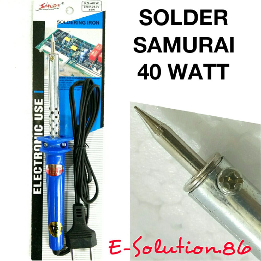 Solder plastik dan kayu 40w