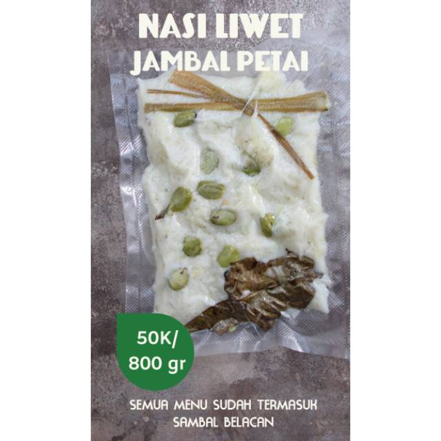 

Nasi Liwet Jambal Petai Siap Makan