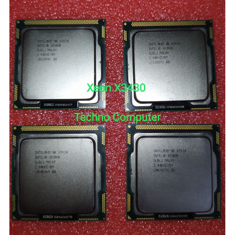 Prosesor Intel® Xeon® X3430 - X3440 - X3450 - X3460 - X3470 Socket LGA 1156