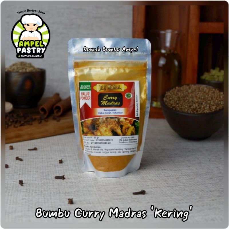 

Bumbu Rempah Curry Madras / Gorengan Ayam Kambing (KERING)