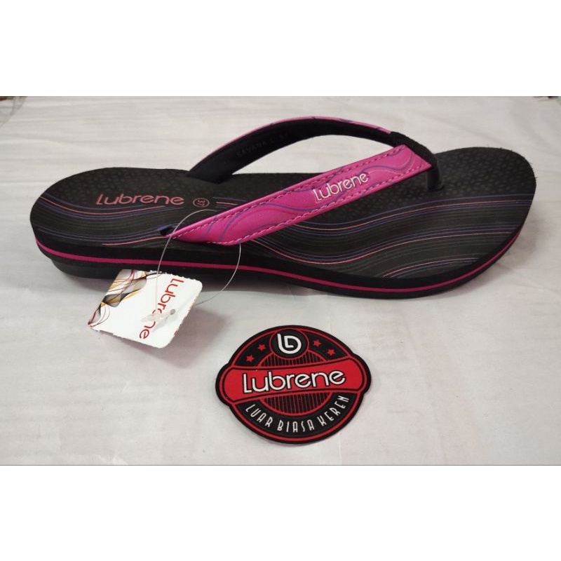 Sandal jepit wanita lubrene, sandal sponge ukuran 36-40