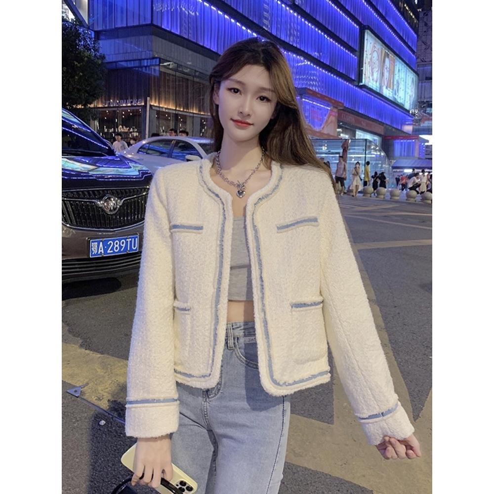 jaket korean style wanita small fragrance coat women s early korean style light luxury small ladies