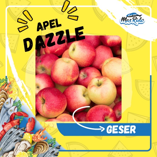 

Buah Apel Dazzle New Zealand Apel Premium Berkualitas Super Segar