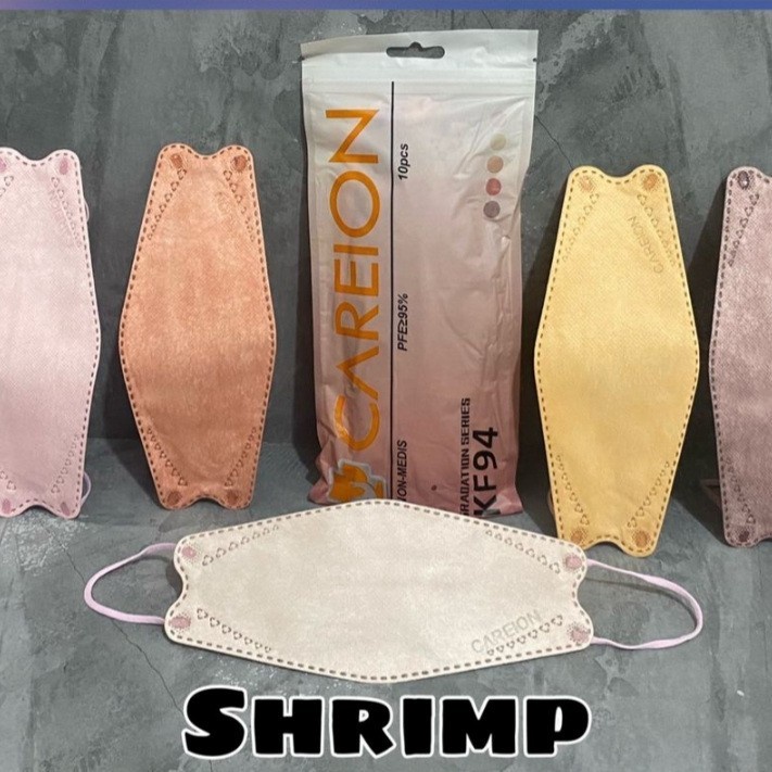 MASKER CAREION KF94 SERIES GRADATION ISI 10 PCS MASKER GRADATION SERIES KF 94 CAREION - KF94 GRADATION