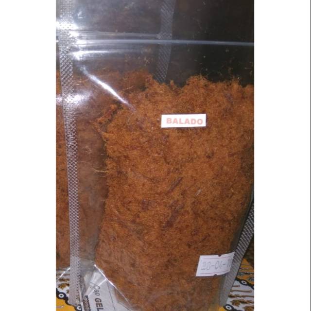 

Abon sapi kombinasi bawang goreng rasa balado