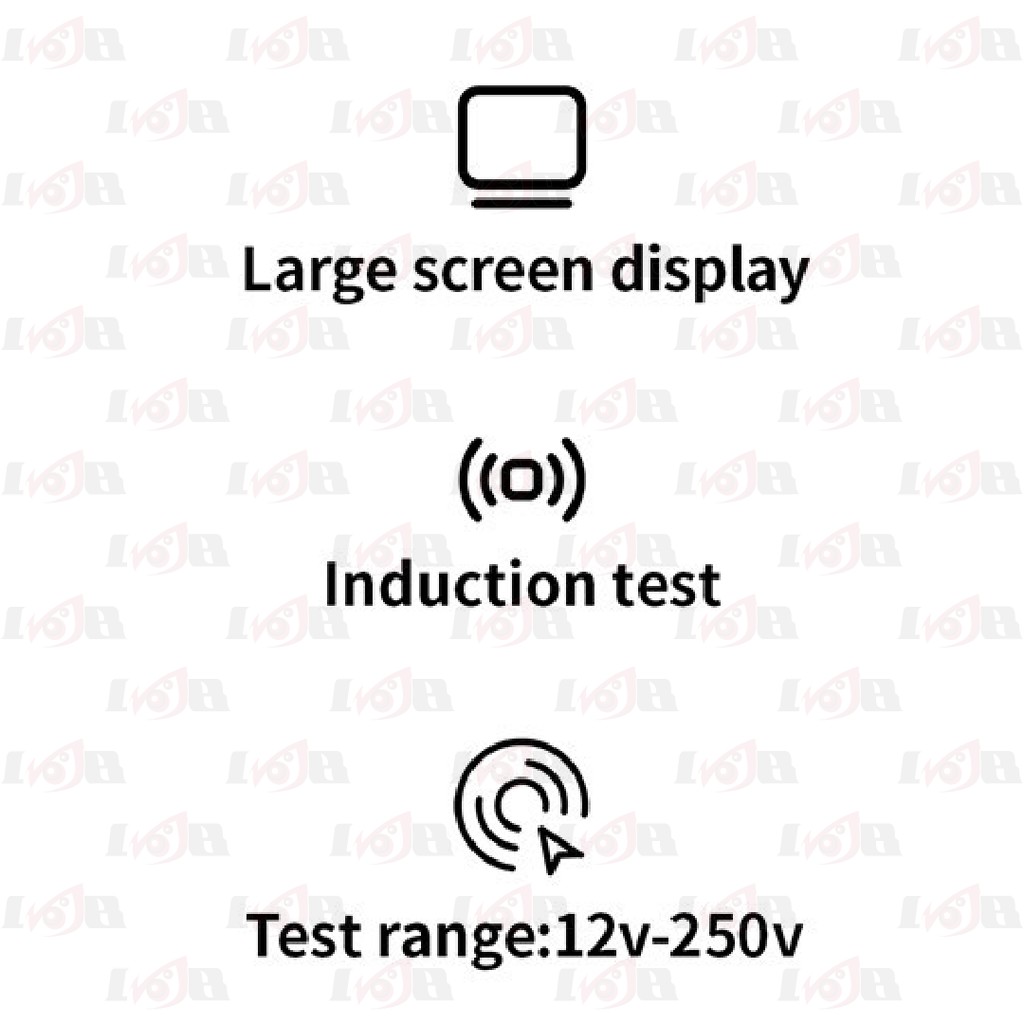 Tespen AC Deli Kuning Obeng Min Digital Test Pen Listrik 12v - 250v