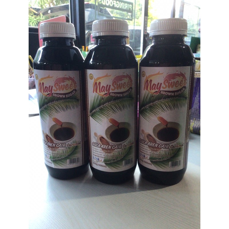 

GULA AREN CAIR CARAMEL 650ml / MAY SWEET BROWN SUGAR / Gula jawa cair boba