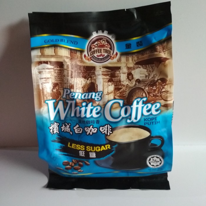 

MURAH Penang Less Sugar white coffee isi 15 sachet Malaysia kopi coffee tree