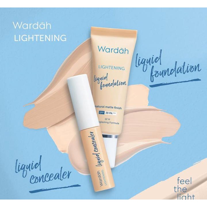 `ღ´ PHINKL `ღ´ ᘺᗩᖇᕲᗩᕼ wardah concealer  cair lightening penutup noda kantung mata