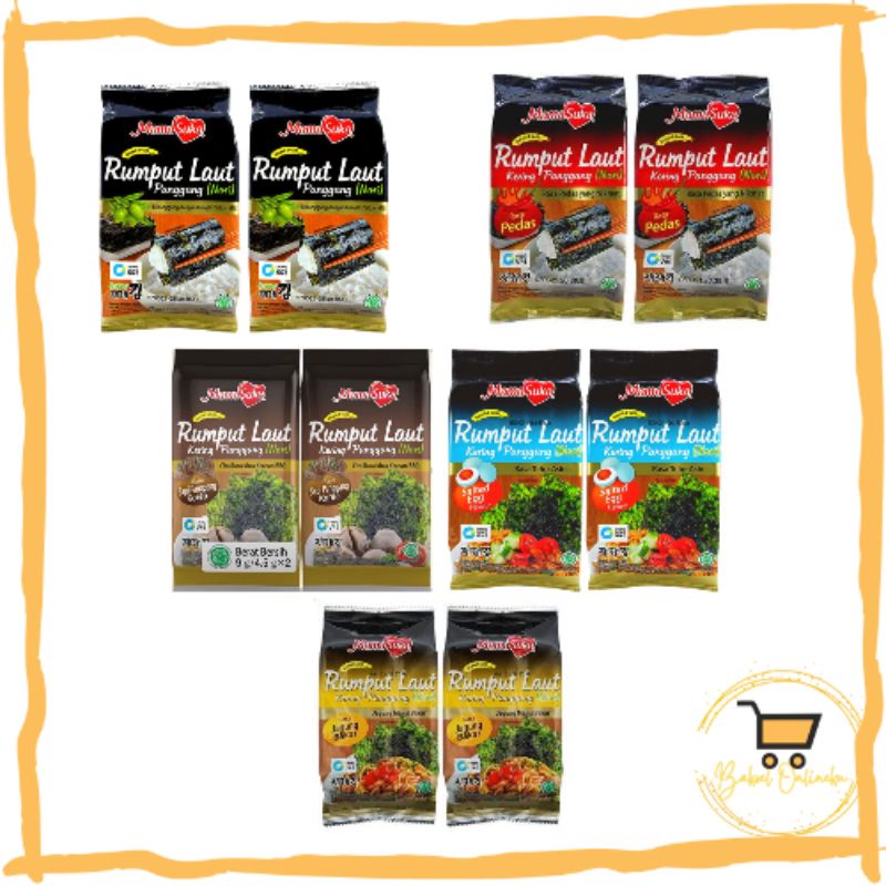 

MamaSuka Rumput Laut Nori All Varian 4.5gr x 2