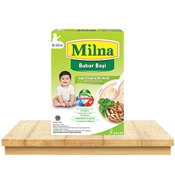 Milna Bubur Bayi Mpasi Sehat Bergizi Untuk Usia 6 sd 12 bulan Kemasan 120 Gram