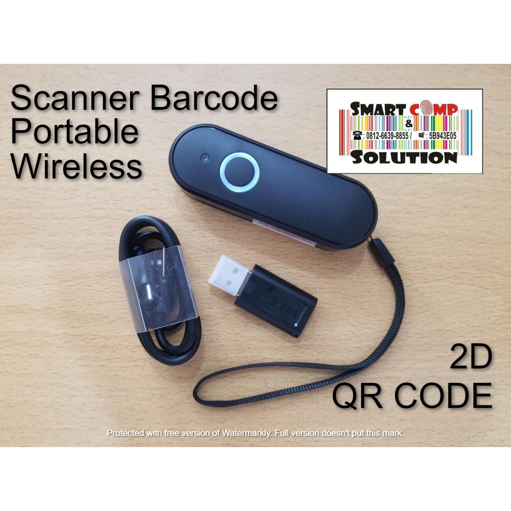 Scanner Barcode Mini Portable 2D Wireless Bison XT60 / XT-60 / XT 60