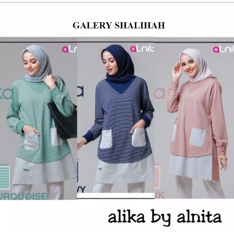 TUNIK ALNITA ALIKA ATASAN ALIKA FASHION MUSLIM