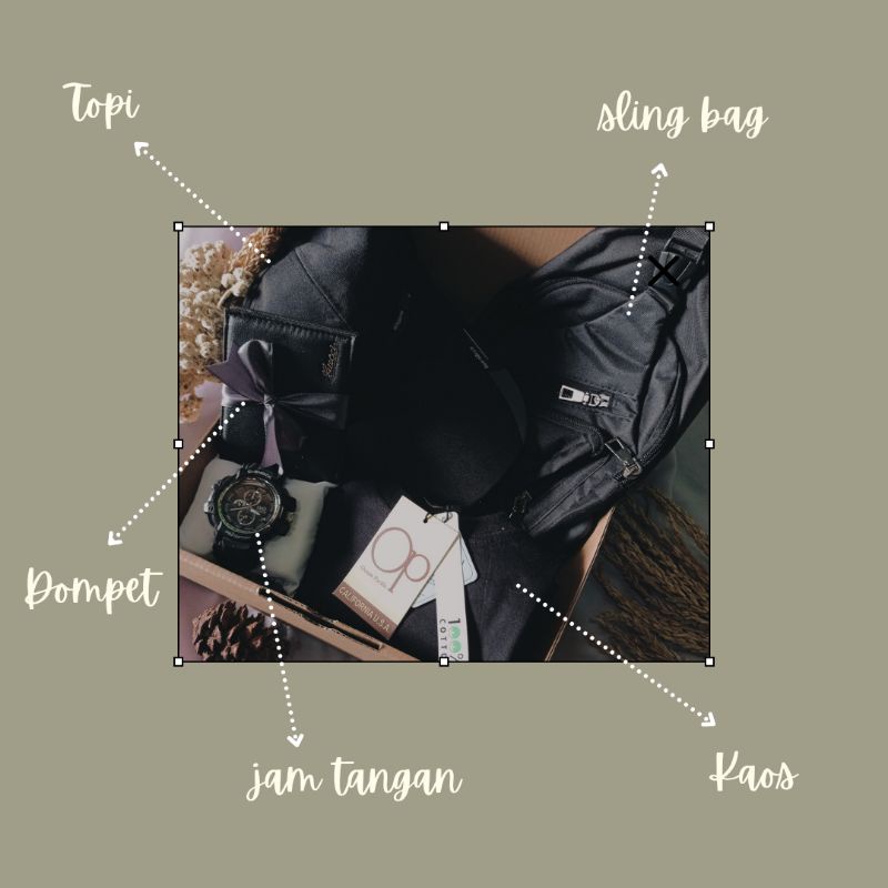 Gift Box Ootd Cowok | Paket Keren Cowok Hadiah Ulang Tahun Anniversary Wisuda