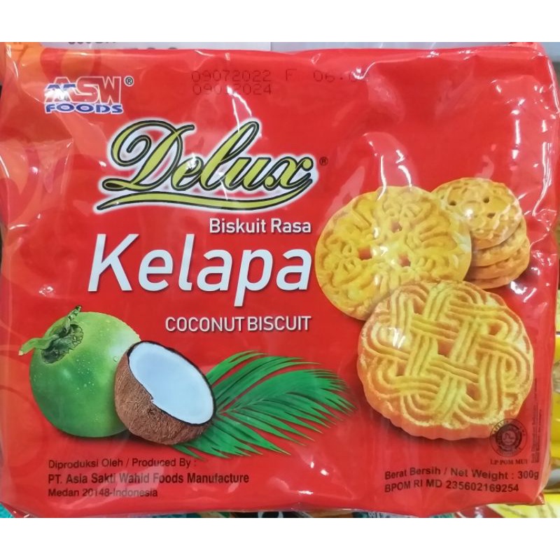KZ - delux biskuit kelapa asw foods 300g