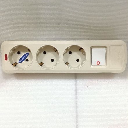 Stop Kontak Switch +Arde 3/4/5 Lubang Kingsun &amp; Linux