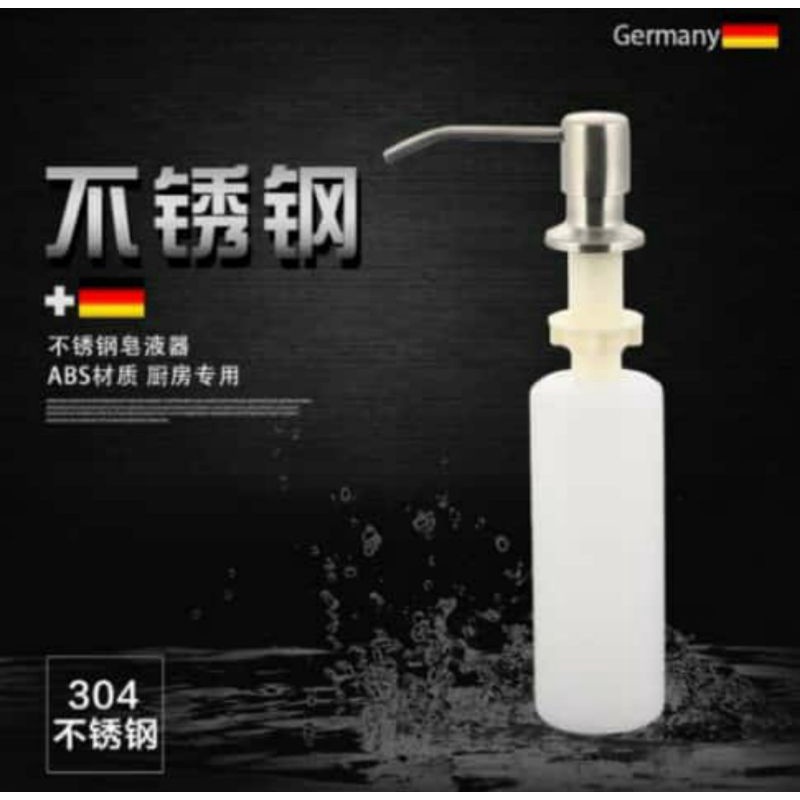 Tempat Sabun Cair Tanam Tekan - Soap Dispenser - Tempat Sabun Push - Tempat Sabun Cair Kitchen Sink