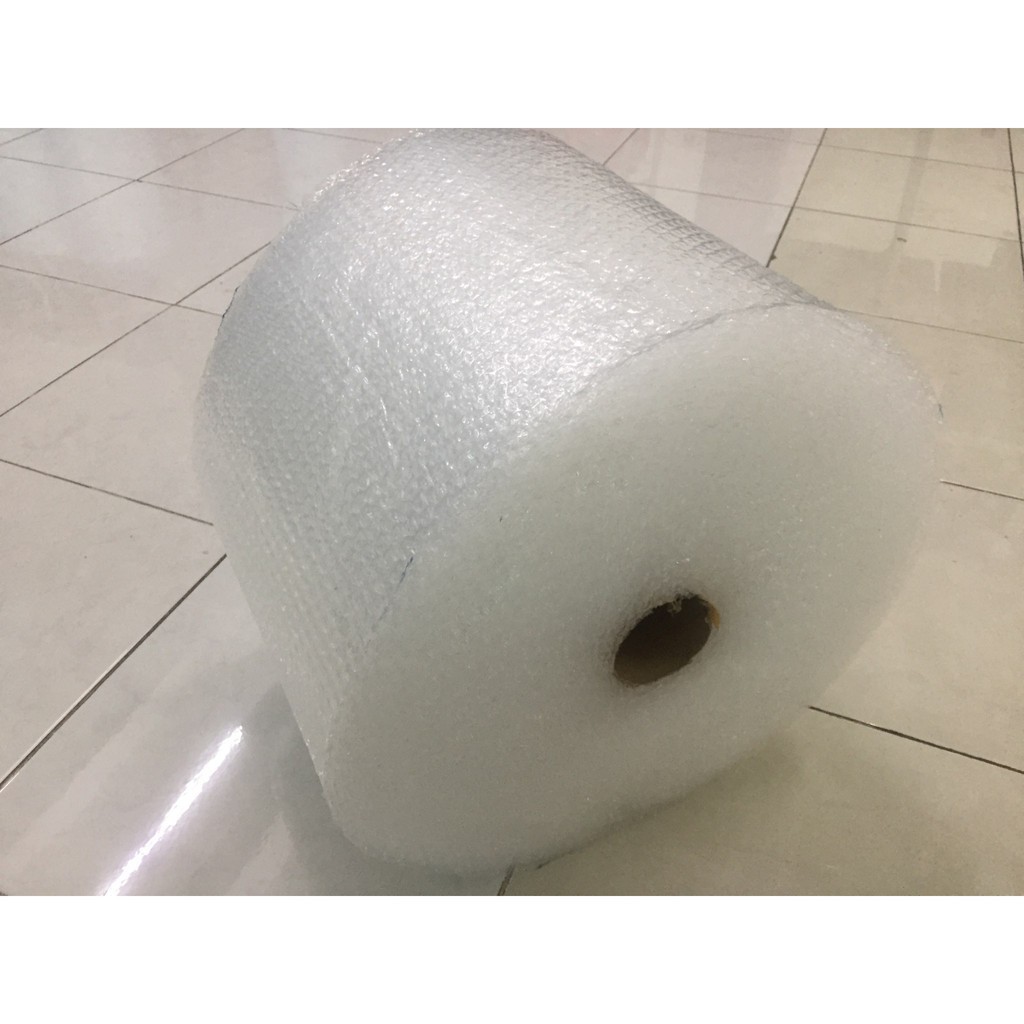 BUBBLE WRAP warna Putih Transparant Roll KECIL (0.3 m x 50 m)