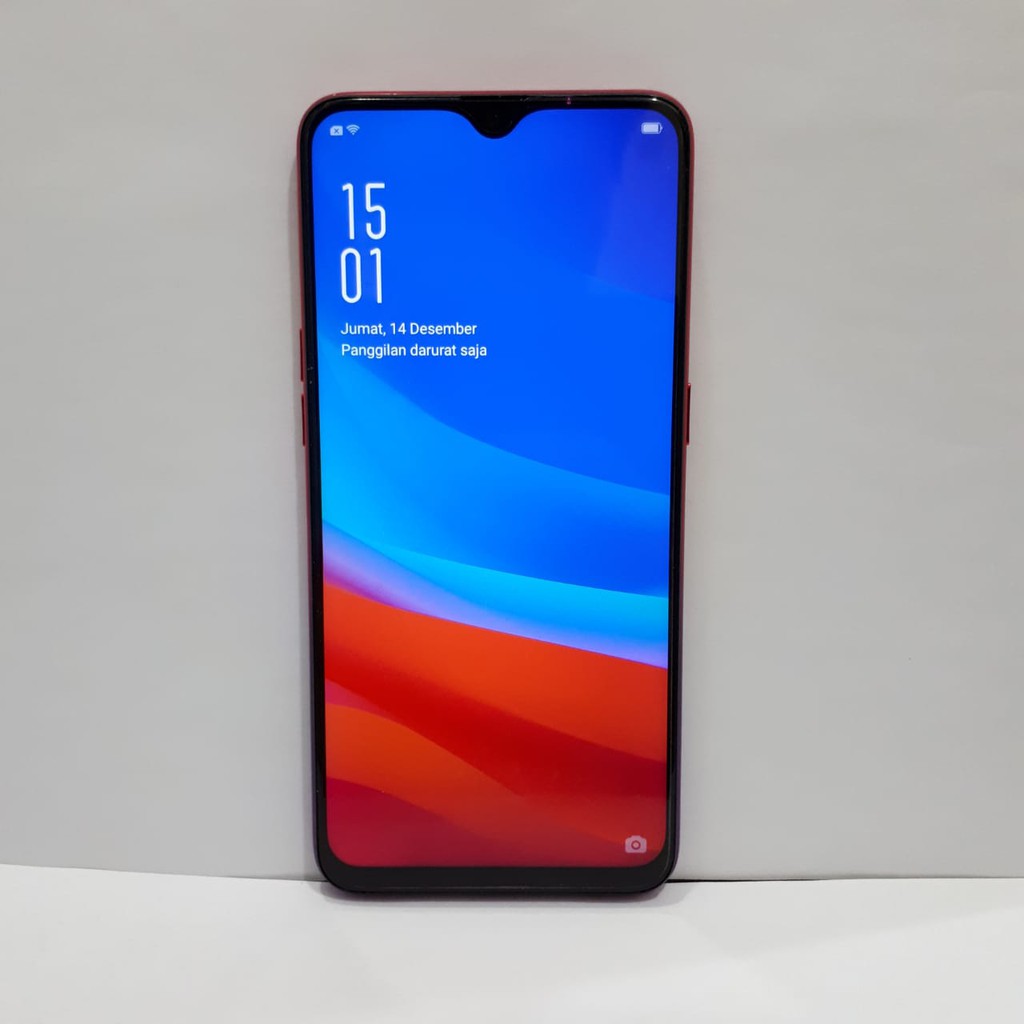 OPPO F9 4/64GB SECOND/BEKAS 100% ORIGINAL - SUNRISE RED