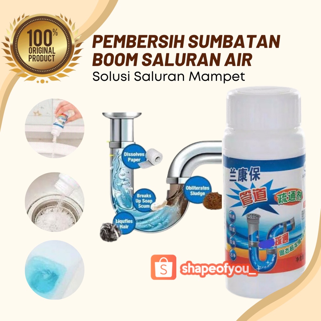 Anti sumbat mampet dapur / cucian piring / wc / kamar mandi / mampet pembersih saluran pipa Plong saluran air kloset toilet dapur