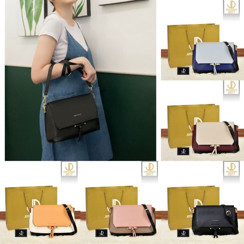 CROSSBODY FLAP BAG TAS SELEMPANG JOSE DAROCA ~2077~ ORIGINAL