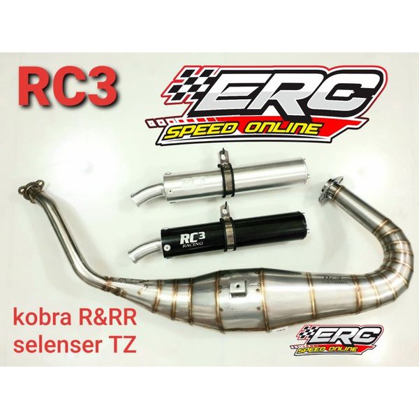 KNALPOT RC3 COBRA SILENCER TZ NINJA R - NINJA RR