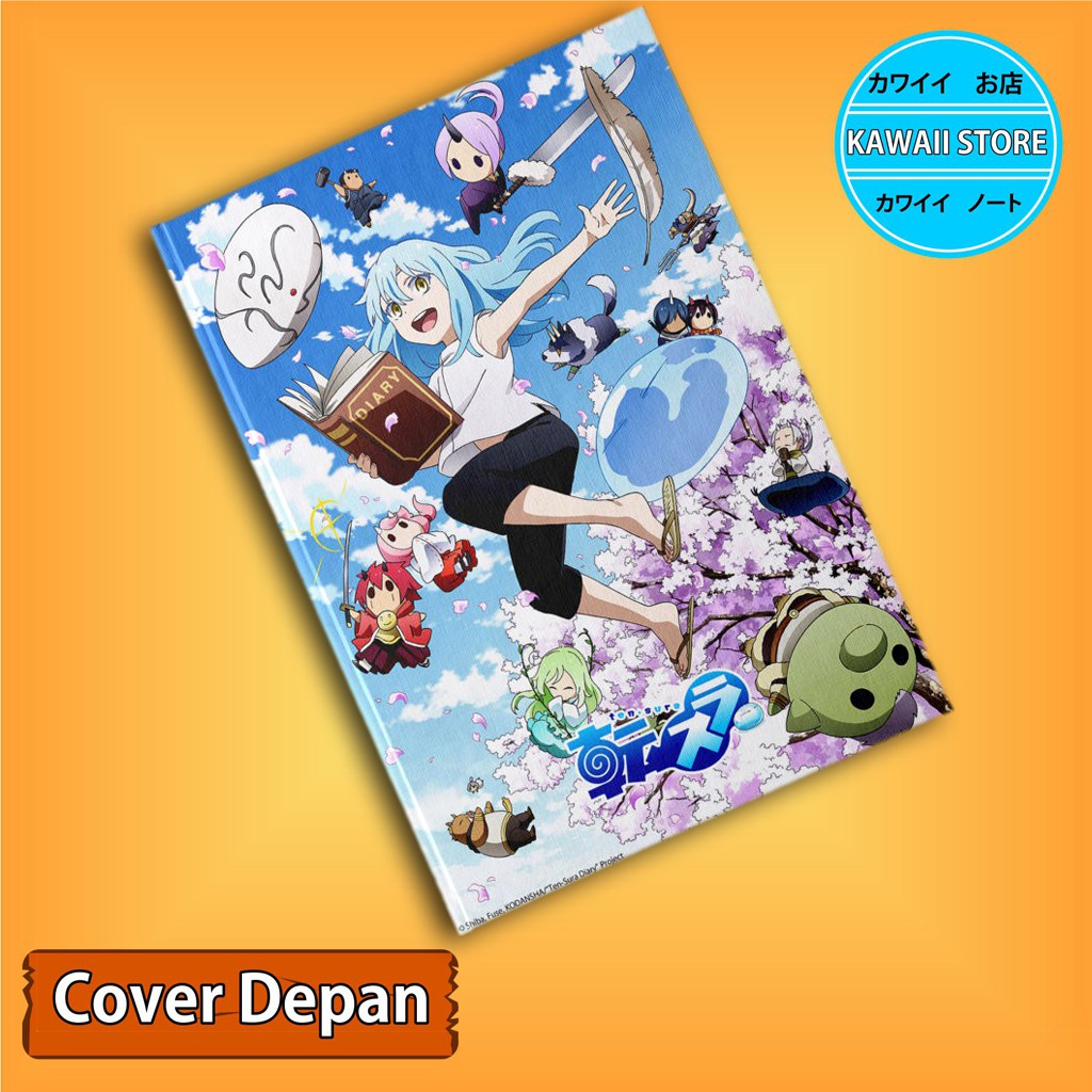 

Notebook / Pocket book Hard Cover Anime Tensei Shitara SLIME RIMURU H uk A5 & A6 / Notes Book