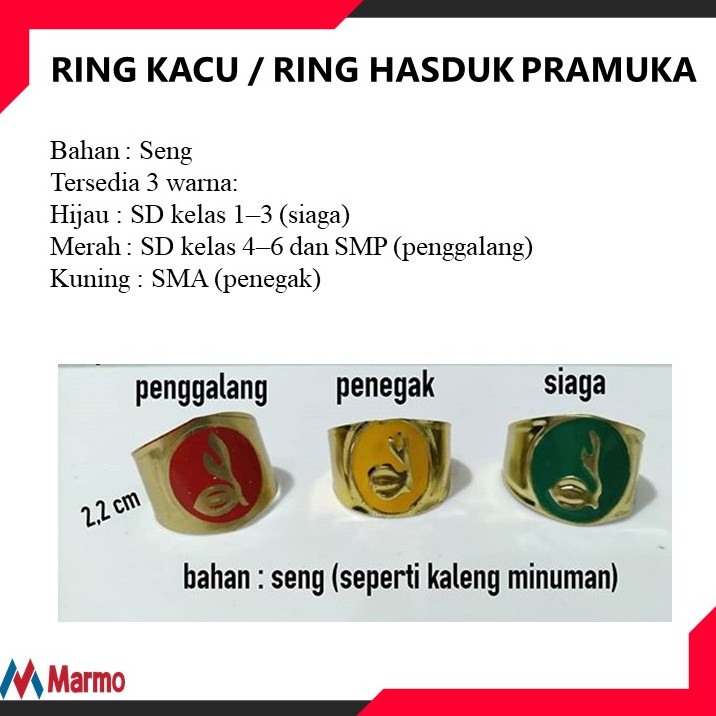 Jual Ring Kacu Ring Hasduk Pramuka Shopee Indonesia