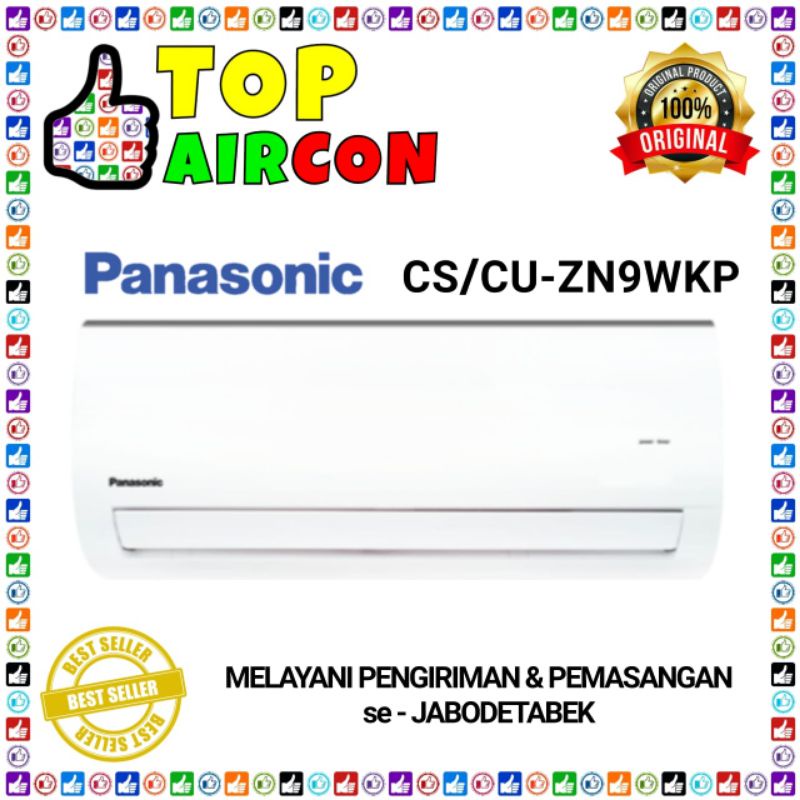 Panasonic AC Split Standard CS|CU-ZN9YKP 1 PK Hemat Energi