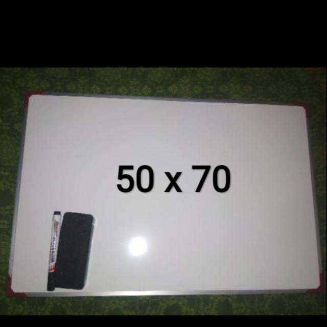 

Whiteboard papan tulis 50 x 70 cm