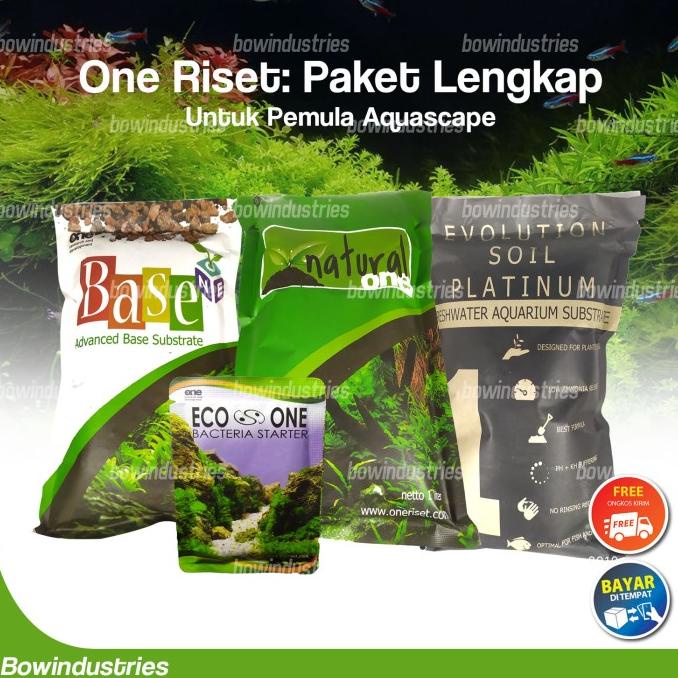 Paket Lengkap Media Tanam Aquascape untuk Pemula ONE RISET